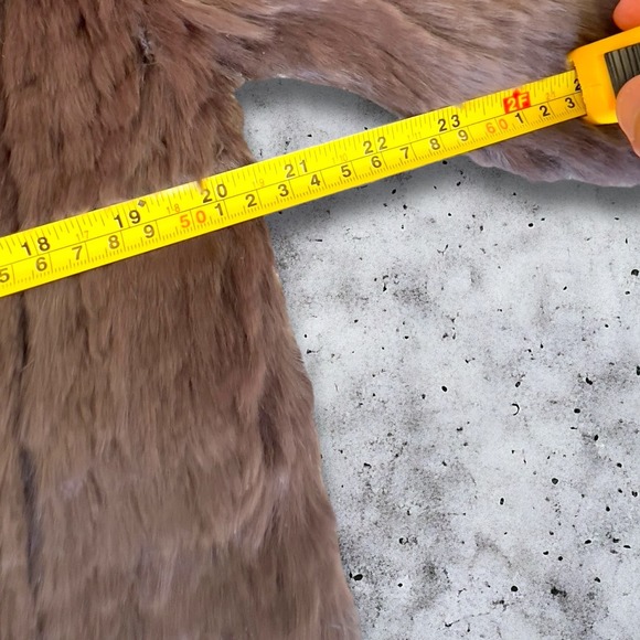 The Cashmere Project 100% Rabbit Fur Jacket Size Small - Picture 5 of 7